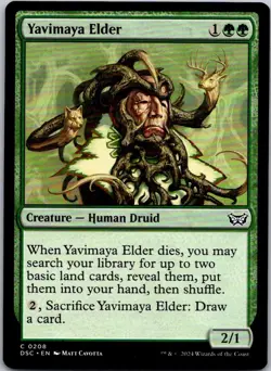 Magic the Gathering Yavimaya Elder Duskmourn: House of Horror Commander MTG - Image 1