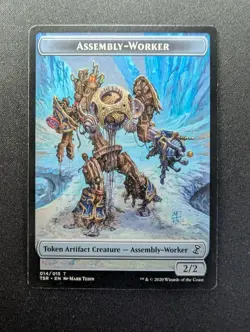 ASSEMBLY-WORKER #14 MTG Time Spiral Remastered Tokens - Image 1