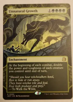 Unnatural Growth Wilds of Eldraine: Enchanting Tales Regular - Image 1