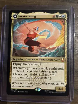 Avatar Aang M 0207 MTG Avatar The Last Airbender Mythic Rare Regular NM/M - Image 1