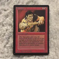Magic the Gathering MTG BETA Gray Ogre LP-MP (Beta Bob) - Image 1