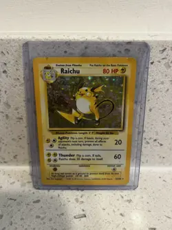 Raichu 014/102 Base Set Holo Pokemon - Image 1