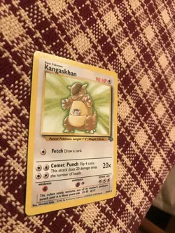 1999 Pokemon Kangaskhan non-holo 21/64 Jungle Set NM - Image 4