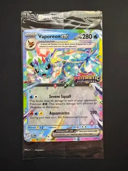 Vaporeon ex (SEALED) 023/131 Prismatic Evolutions Surprise Box Stamped Promo - Image 1