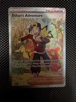 Pokemon TCG Ethan’s Adventure 236/182 SIR Destined Rivals NM - Image 2