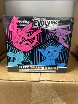 Pokemon TCG: Sword & Shield Evolving Skies Elite Trainer Box ETB Factory Sealed - Image 1
