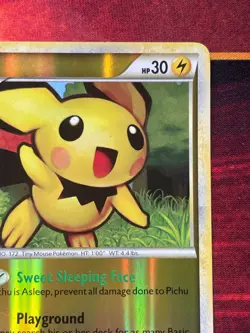 Pichu 28/123 Reverse Holo Rare - Pokemon HeartGold SoulSilver - NM - Image 3