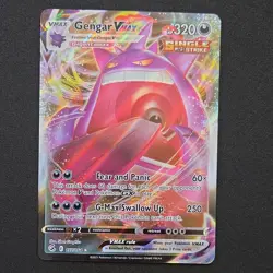 Pokemon Gengar VMAX 157/264 Fusion Strike Ultra Rare Full Art Holo - Image 1