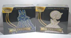 Pokemon Elite Trainer Box Lot: 2 Mega Evolution ETB (Lucario + Gardevoir) Sealed - Image 1