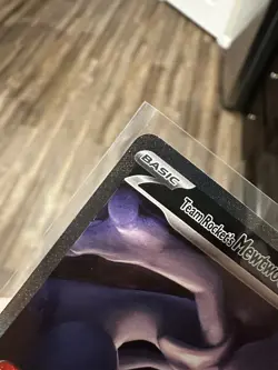 Team Rocket’s Mewtwo ex 281/217 SIR Secret Ascended Heroes Pokemon IN HAND MINT - Image 4