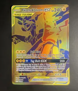Pokemon TCG - Pikachu & Zekrom GX Tag Team - JUMBO Black Star Promo SM248 - Image 1
