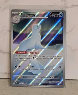 Pokemon TCG Dewgong 97/94 Illustration Rare Phantasmal Flames 2025 NM - Image 1