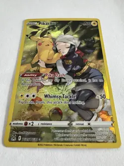 Pokemon Pikachu TG05/TG30 - Trainer Gallery Lost Origin Sword & Shield - 2022 NM - Image 2