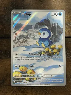 Pokemon TCG - Piplup Illustration Rare - Phantasmal Flames 98/94 NM - Image 1