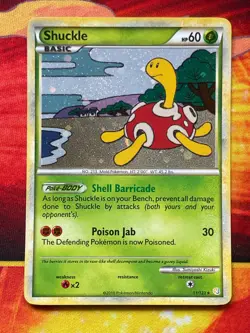 Shuckle 11/123 Holo Rare - Pokemon Heartgold & Soulsilver - NM/LP+ - Image 1