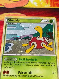 Shuckle 11/123 Holo Rare - Pokemon Heartgold & Soulsilver - NM/LP+ - Image 2