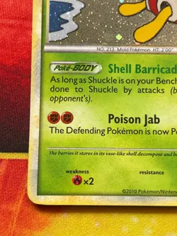 Shuckle 11/123 Holo Rare - Pokemon Heartgold & Soulsilver - NM/LP+ - Image 5