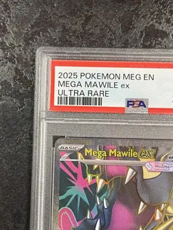 2025 POKEMON MEG EN MEGA MAWILE ex ULTRA RARE #162 💎 PSA 10 - Image 3