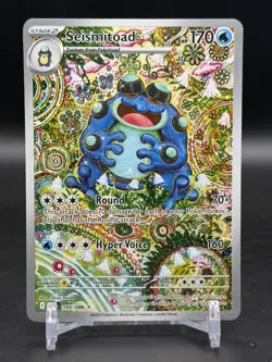 Seismitoad Sv: Black Bolt Holo Illustration Rare 105/086 Pokemon English NM - Image 1