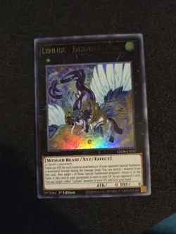 Yugioh Lyrilusc - Ensemblue Robin LED8-EN037 Ultra Rare 1st Ed NM - Image 1