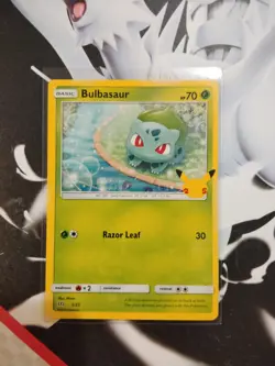 Pokemon McDonalds 25th Anniversary Bulbasaur 1/25 Non Holo Card - Image 1