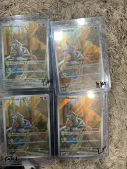 Pokemon TCG Mimikyu Scarlet & Violet Promo 4 Card Lot - Image 1