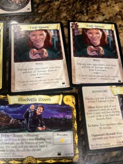 Harry Potter 2001 TCG Base Card Rares & Commons Warner Bros. 130 Card Lot - Image 2