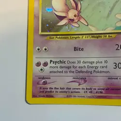 Espeon Neo Discovery 1/75 Holo Vintage WOTC Pokemon TCG Card Game - Image 3