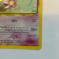 Espeon Neo Discovery 1/75 Holo Vintage WOTC Pokemon TCG Card Game - Image 4