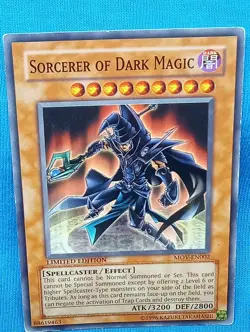 YuGiOh Cards - Sorcerer of Dark Magic - MOV-EN002 - Lightly Played! - Image 1
