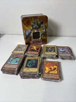 2007 Yu-Gi-Oh Collectible Tin W/ 323 Misc Cards - Image 1