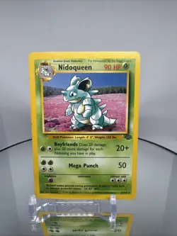 Nidoqueen 23/64 Jungle Unlimited Pokemon Card Vintage WOTC Rare - Image 1
