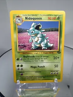 Nidoqueen 23/64 Jungle Unlimited Pokemon Card Vintage WOTC Rare - Image 2