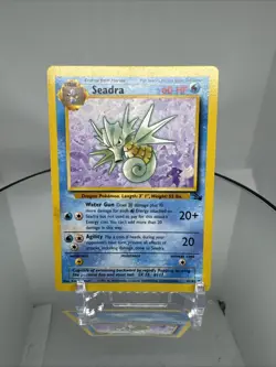 Seadra 42/62 Fossil Unlimited Pokemon Card 1999 Vintage WOTC Regular - Image 3