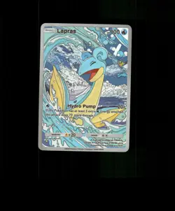 FAN-ART READ DESCRIPTION BELOW HOLO LAPRAS Card LAPRAS Pokemon Card p1 - Image 1