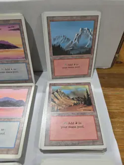 Magic The Gathering Revised Basic Lands Card Collection MTG - Image 2