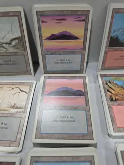 Magic The Gathering Revised Basic Lands Card Collection MTG - Image 3