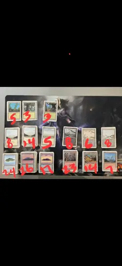 Magic The Gathering Revised Basic Lands Card Collection MTG - Image 5