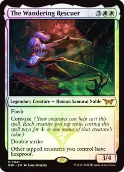 The Wandering Rescuer Foil Duskmourn: House of Horror NM MTG - Image 1