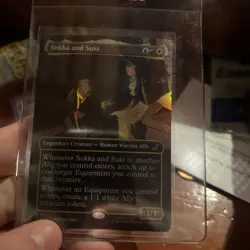 Sokka and Suki (Borderless) Avatar: The Last Airbender: Eternal-Legal Foil - Image 2