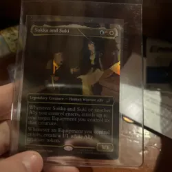 Sokka and Suki (Borderless) Avatar: The Last Airbender: Eternal-Legal Foil - Image 3