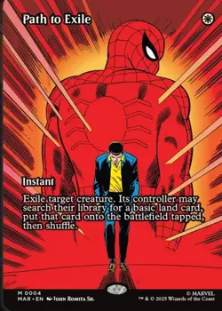 Path to Exile (Borderless) Marvel's Spider-Man MTG - Image 1