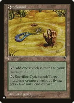 2x Quicksand - Retro Frame The List NM MTG - Image 1
