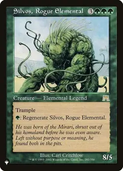 2x Silvos, Rogue Elemental - Retro Frame The List NM MTG - Image 1