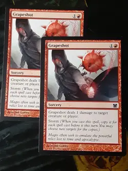 Grapeshot x2 , Modern Masters , Light play , MTG , FREE SHIPPING - Image 1