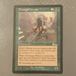 Magic: The Gathering Deranged Hermit Creature Urza's Legacy Rare Regular 101 Ke… - Image 1