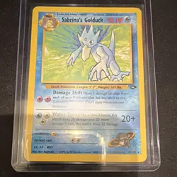 Pokemon Sabrina's Golduck 30/132 Gym Challenge Rare Regular Unlimited 70 HP - Image 1