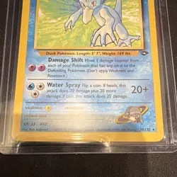 Pokemon Sabrina's Golduck 30/132 Gym Challenge Rare Regular Unlimited 70 HP - Image 2