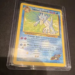 Pokemon Sabrina's Golduck 30/132 Gym Challenge Rare Regular Unlimited 70 HP - Image 4