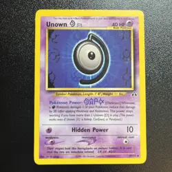 Pokemon Unown Letter (D) 1995-2001 Vintage 47/75 Neo Discovery - Image 1